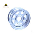 13 Inch Chrome Steel 8 Spoke Trailer Wheel